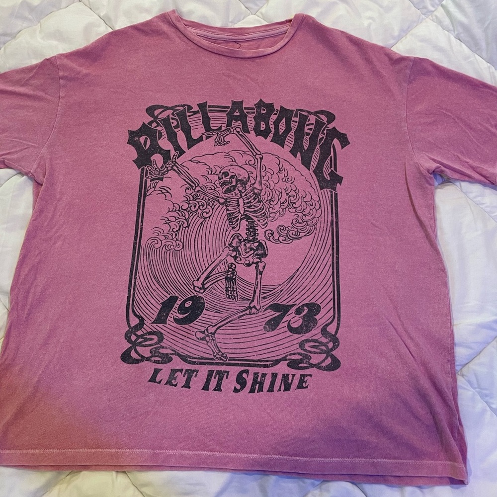 Billabong Pink Graphic Tee - Short Sleeve